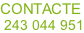 CONTACTE  243 044 951
